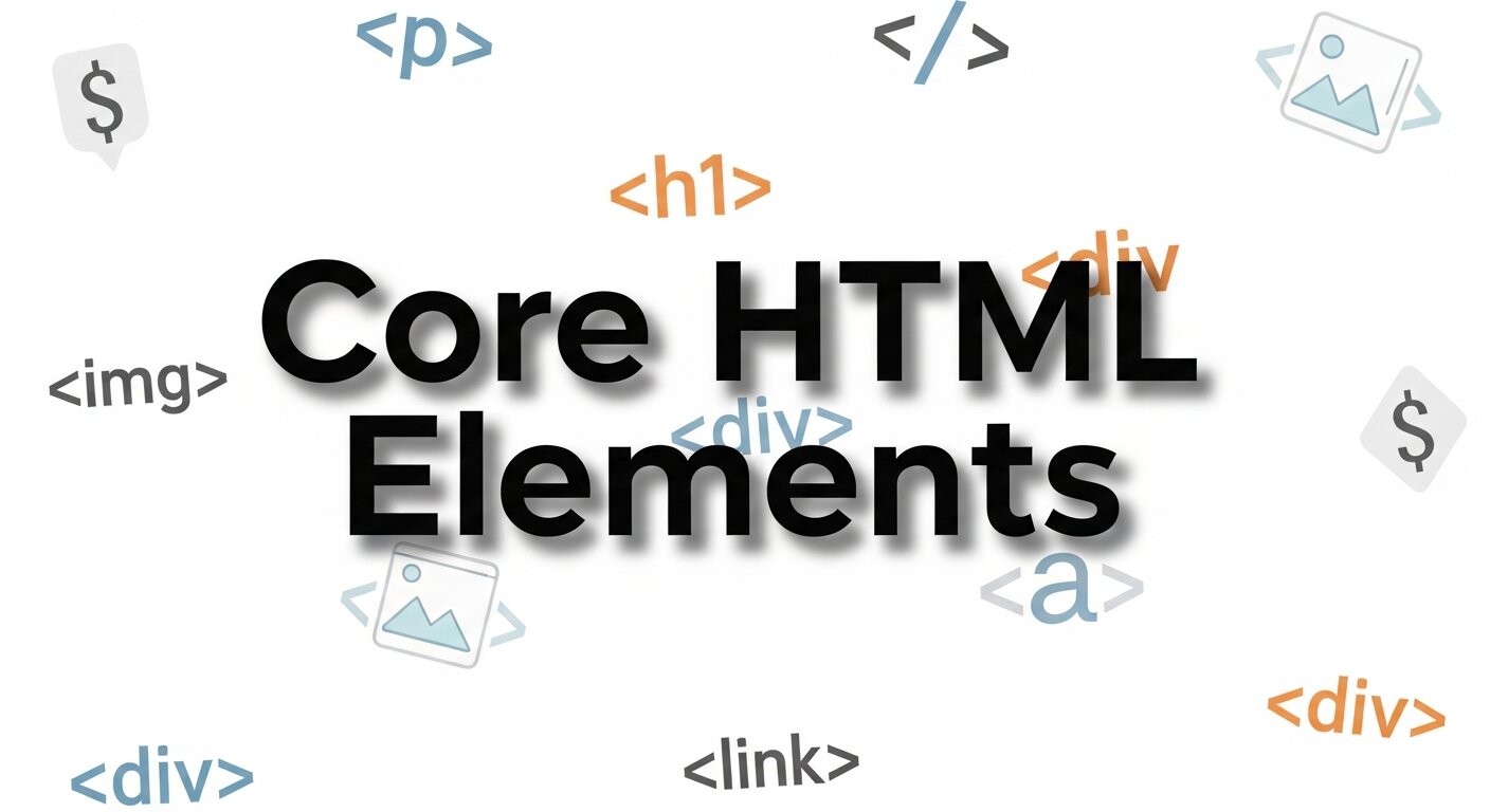 Core HTML Elements
