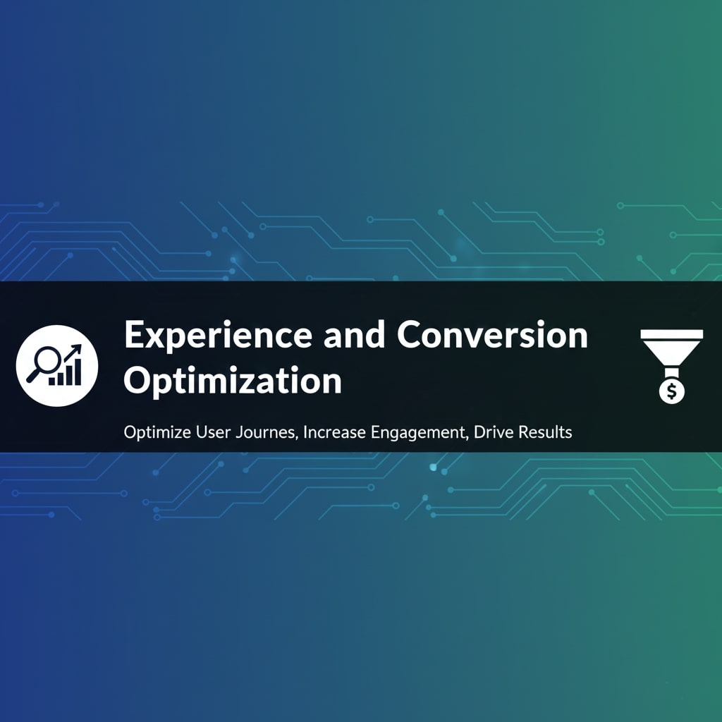 Experience and Conversion Optimization
