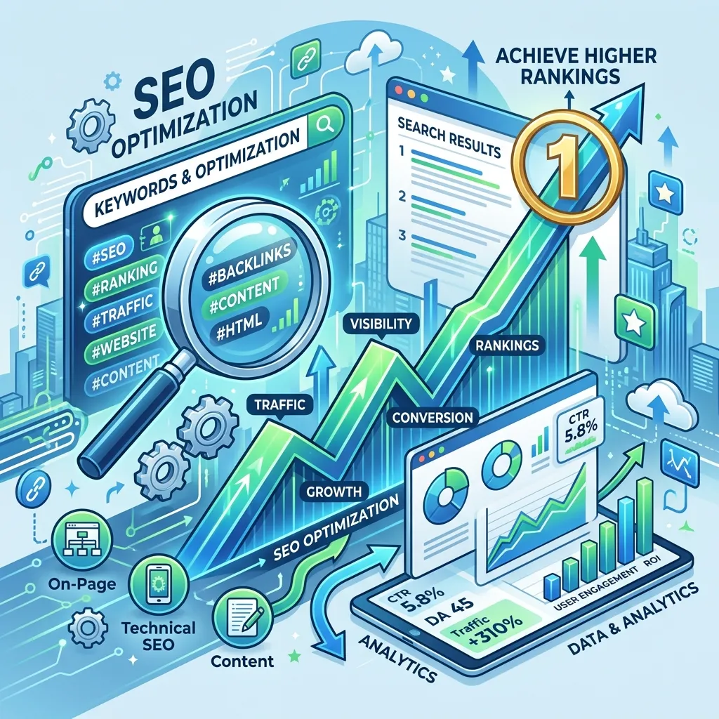 SEO Website Optimization Ranking Higher in Search