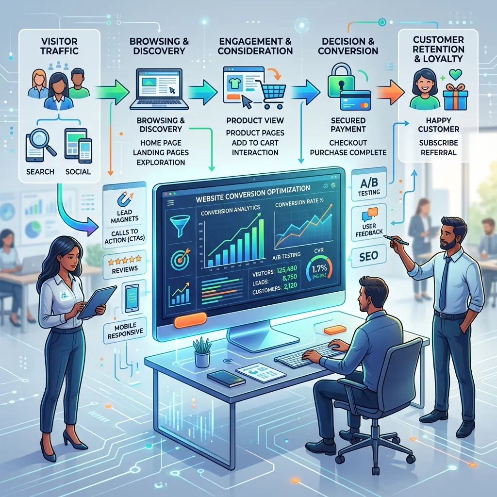 Website Conversion Optimization Turning Visitors Into Customers