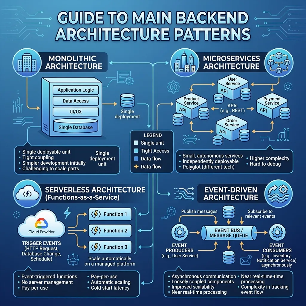 What Are the Main Backend Architecture Patterns?