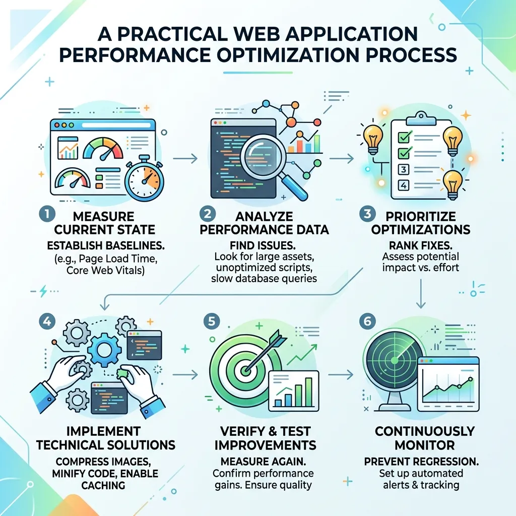 A Practical Web Application Performance Optimization Process